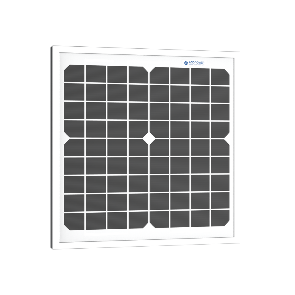 10 Watt 12 Volt Monocrystalline Solar Panel
